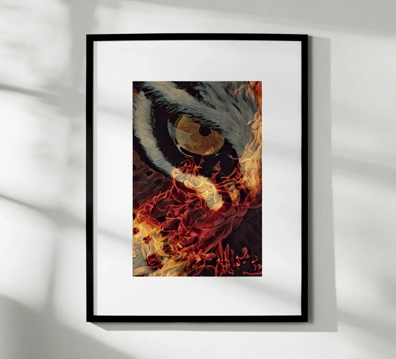 Scintilla di ispirazione poster con telaio in legno da The Crows Perspective