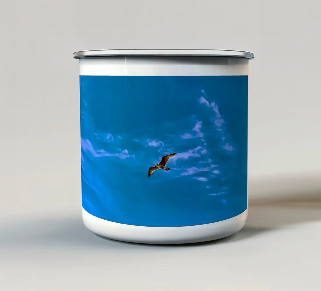 fly high on sky tazza in smalto da kichin