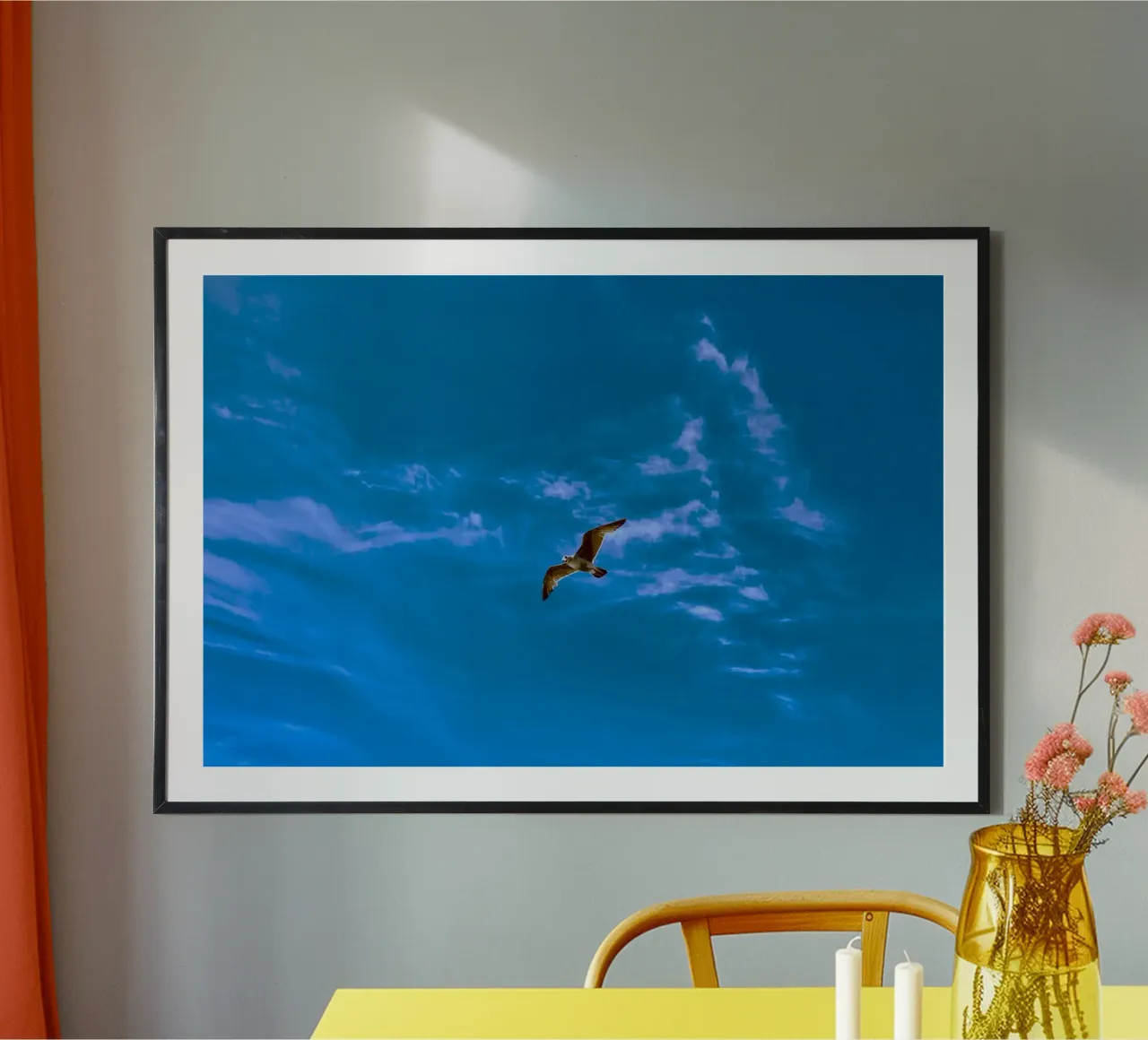 fly high on sky poster da kichin