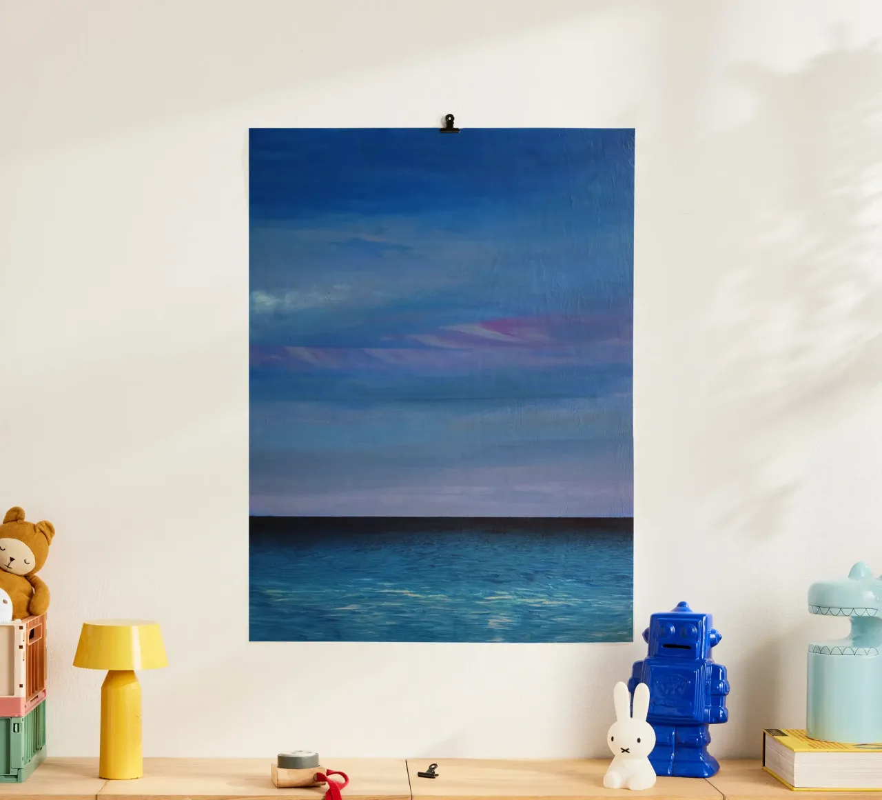 Interlude poster with plastic frame by Bianca Dakli