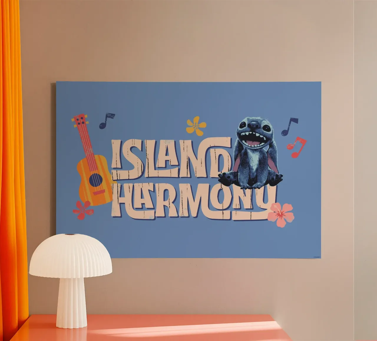 Stitch - Island Harmony tela con Cornice a cassetta da Stitch