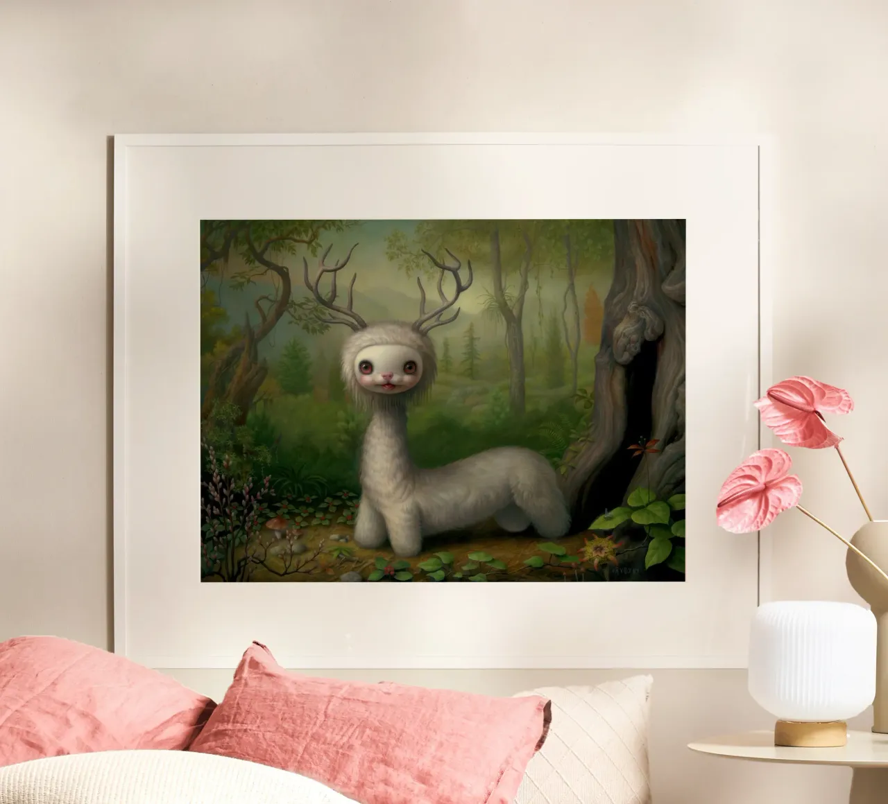 Yoshi Mark Ryden poster con telaio in plastica da adriano lopezz