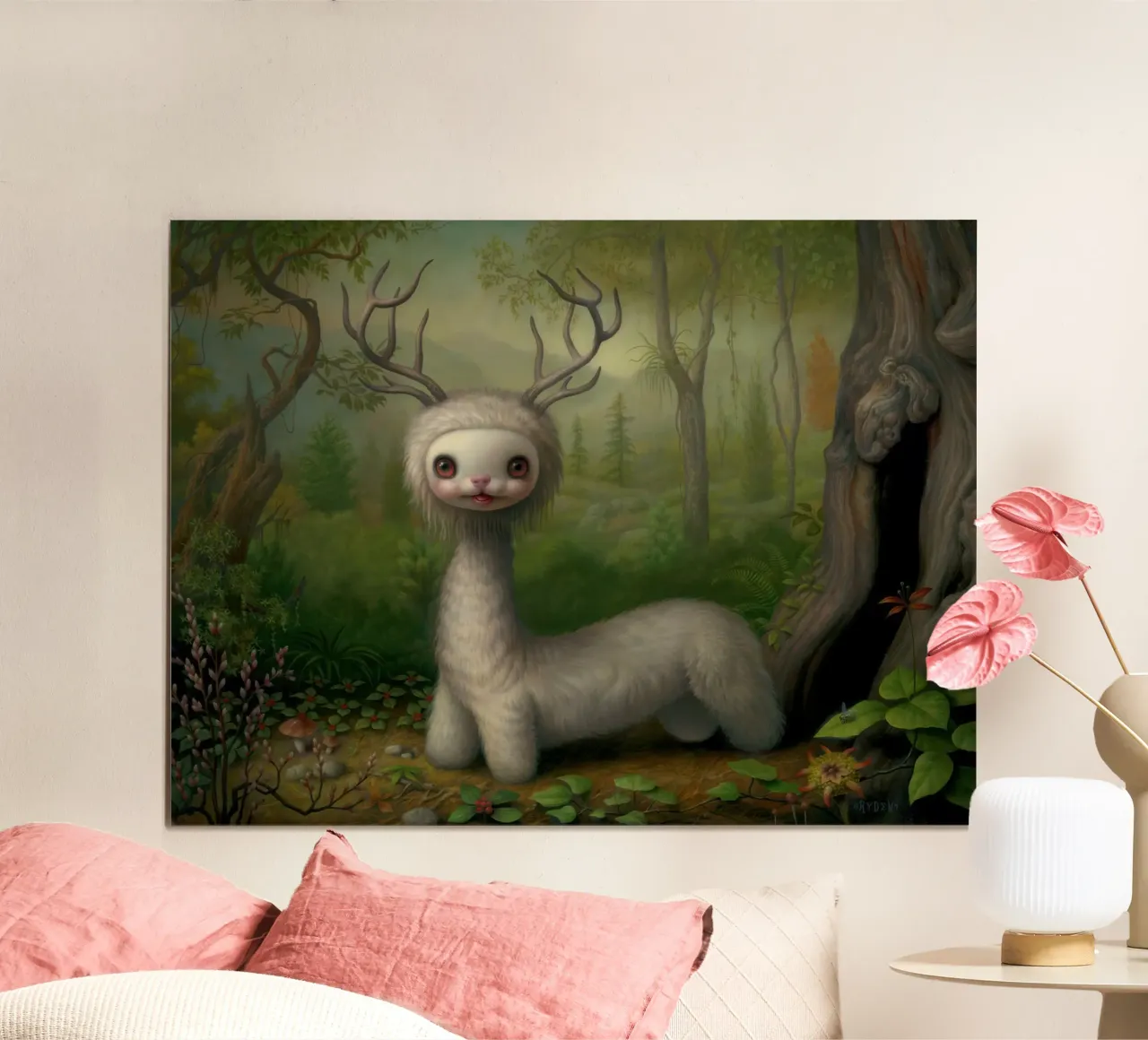 Yoshi Mark Ryden poster con telaio in plastica da adriano lopezz