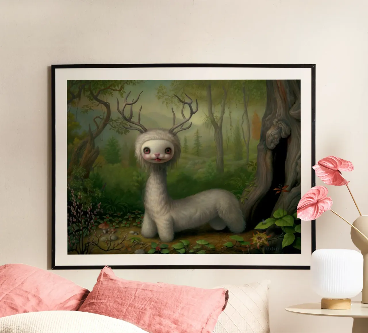 Yoshi Mark Ryden poster con telaio in plastica da adriano lopezz