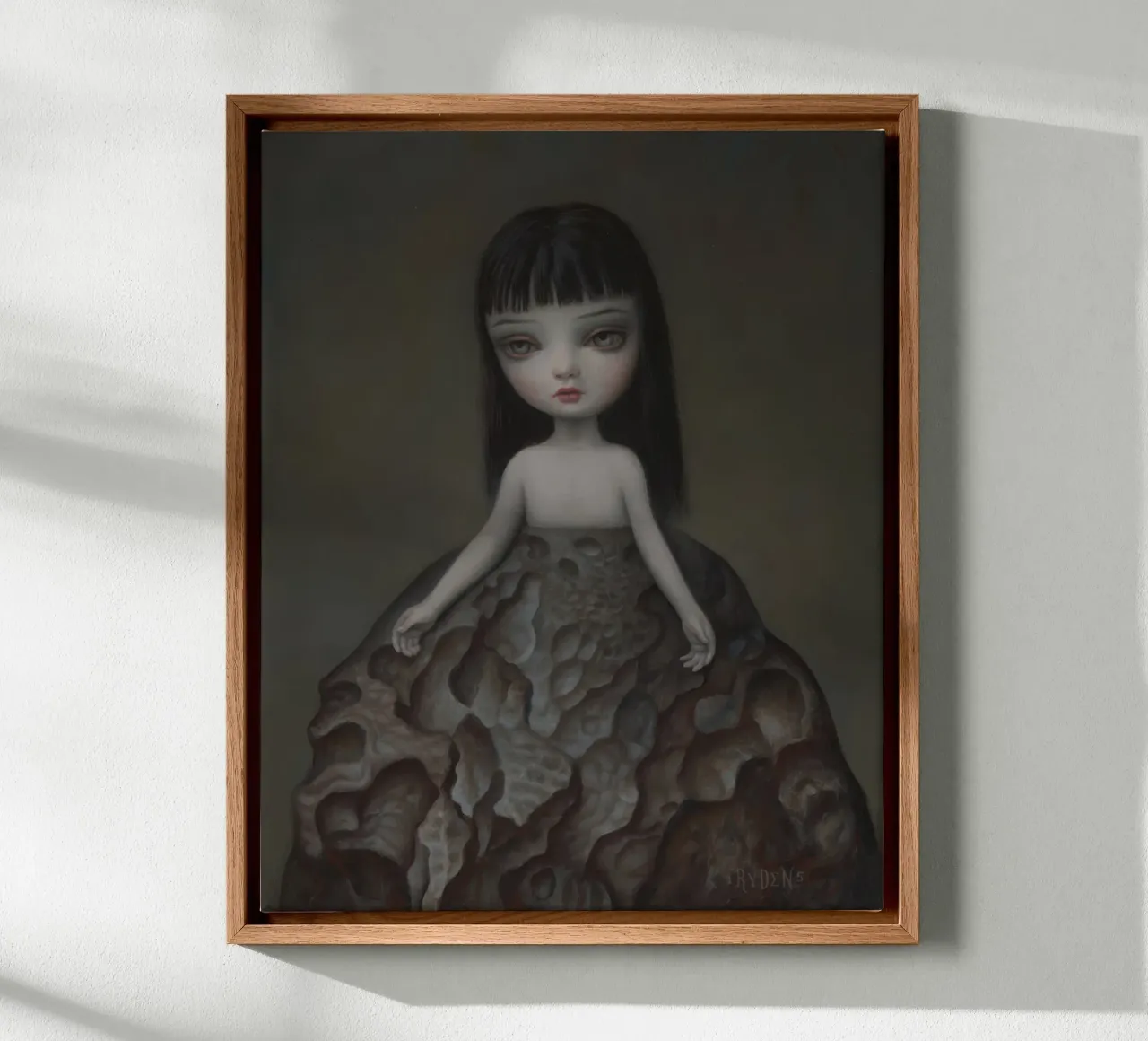 Rockrok Mark Ryden canvas met Baklijst van adriano lopezz