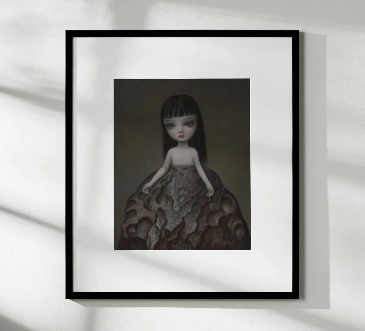 Gonna di roccia Mark Ryden poster con telaio in plastica da adriano lopezz