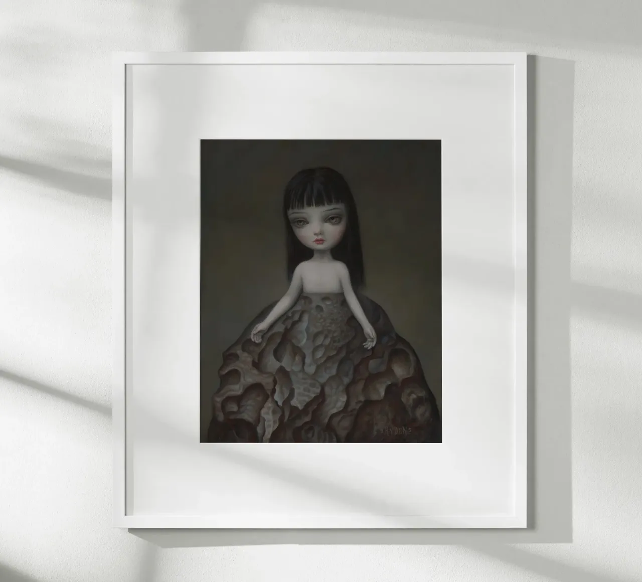 Gonna di roccia Mark Ryden poster con telaio in plastica da adriano lopezz