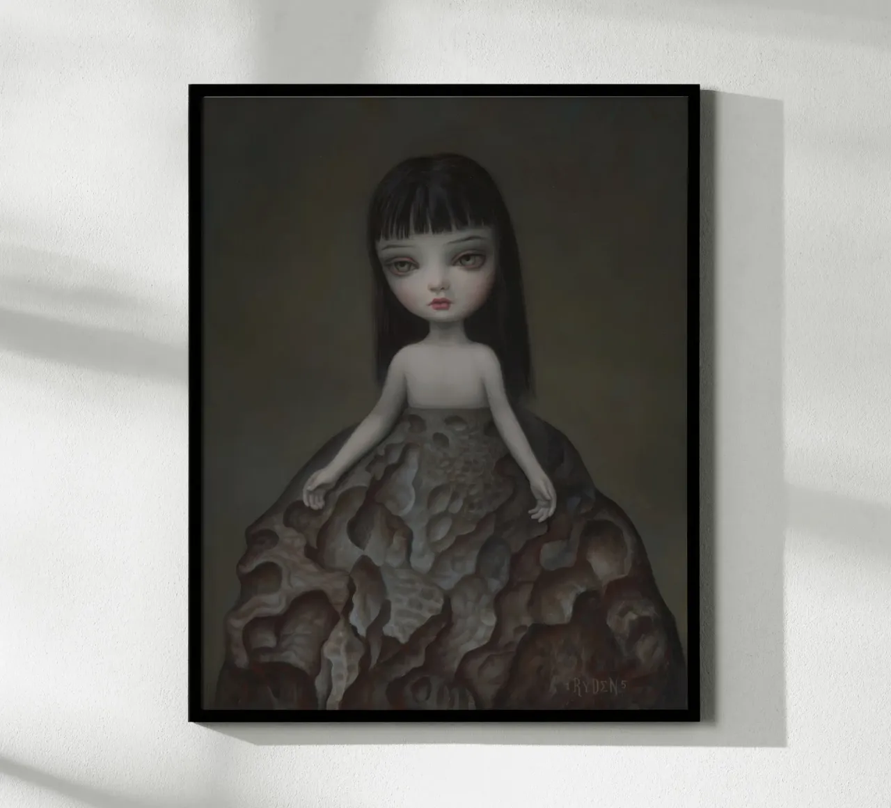 Gonna di roccia Mark Ryden poster con telaio in plastica da adriano lopezz