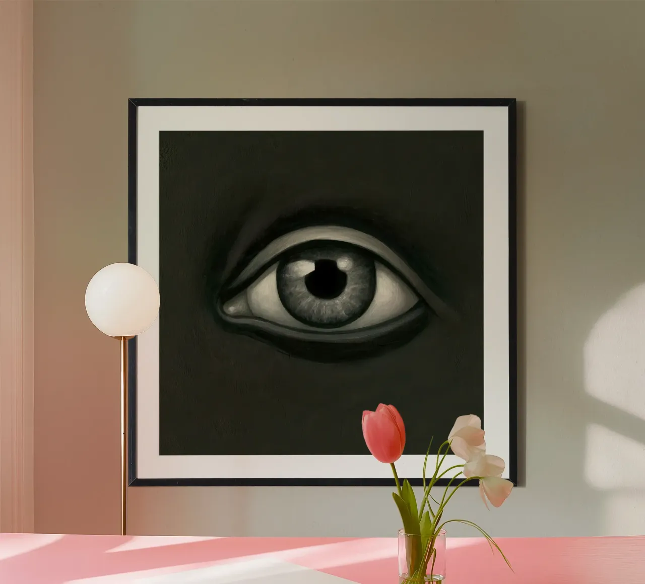 Mark Ryden - Occhio surrealista poster con telaio in plastica da adriano lopezz