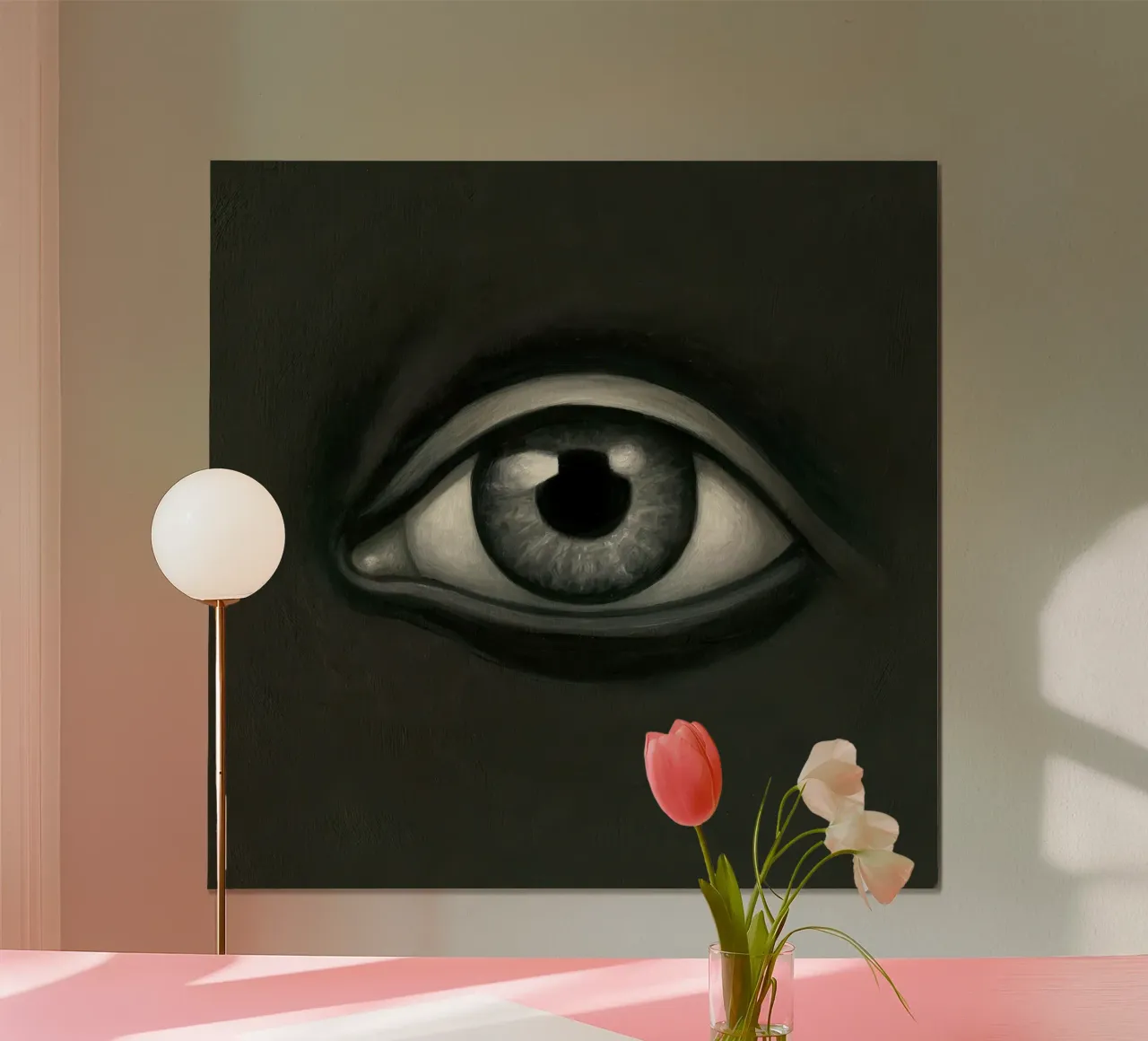 Mark Ryden - Occhio surrealista poster con telaio in plastica da adriano lopezz