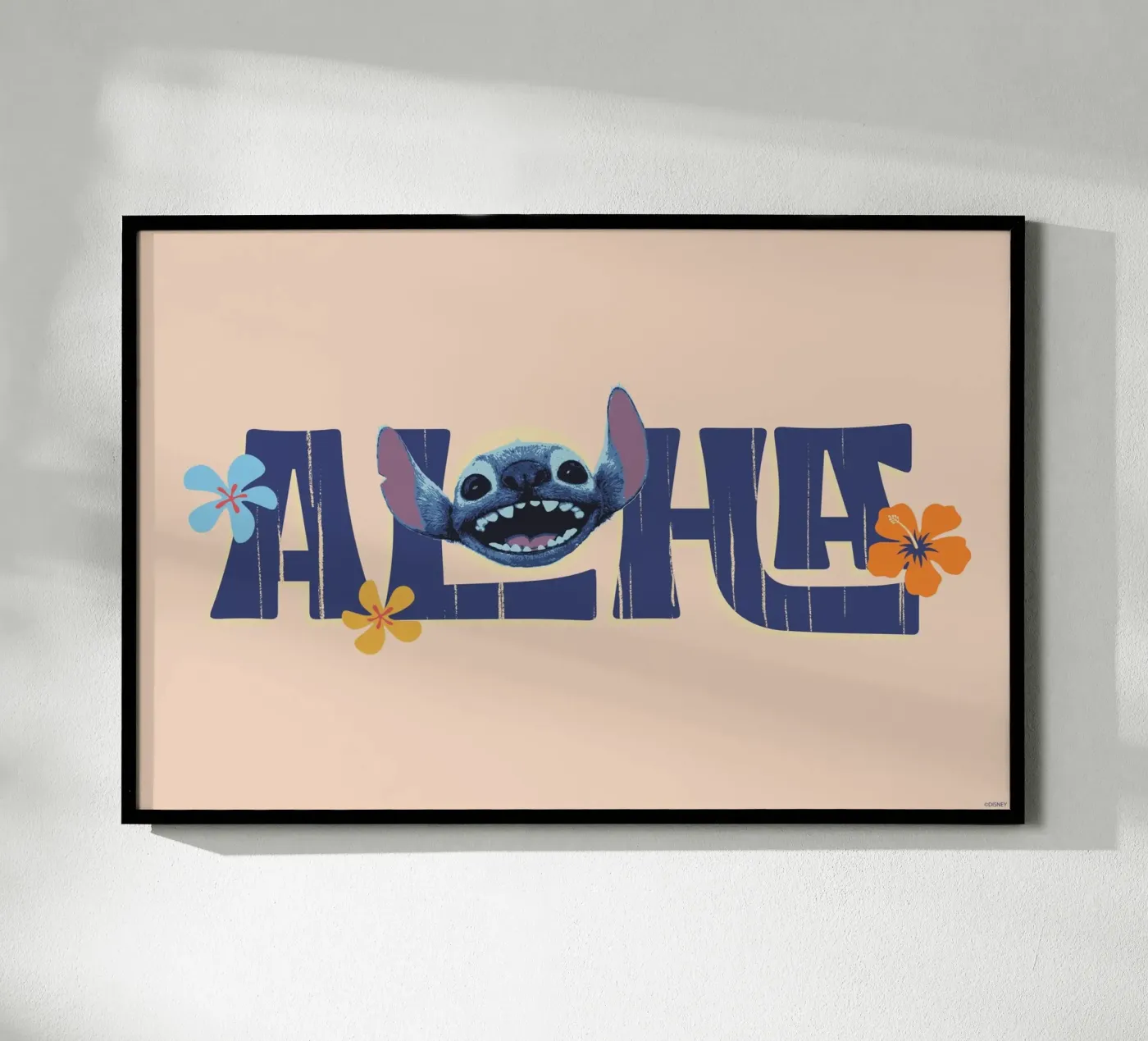 Stitch ALOHA quer poster by Stitch