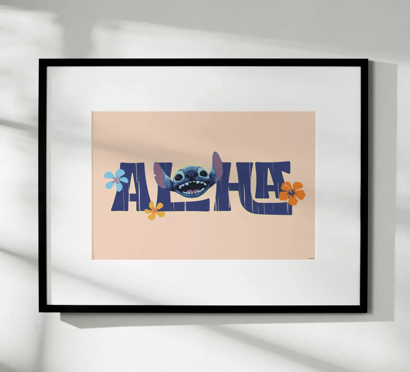 Stitch ALOHA quer poster by Stitch