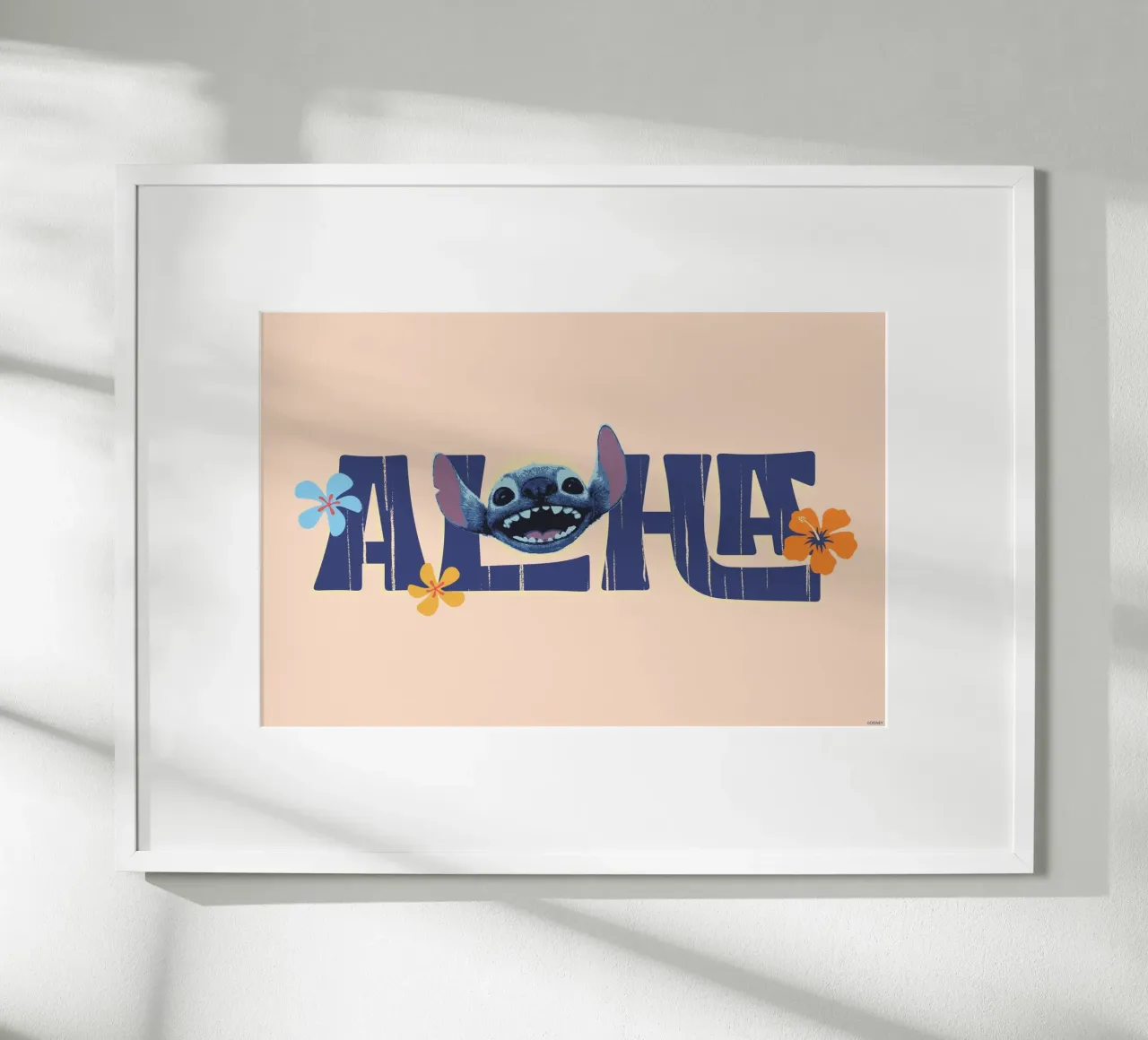 Stitch ALOHA quer poster da Stitch