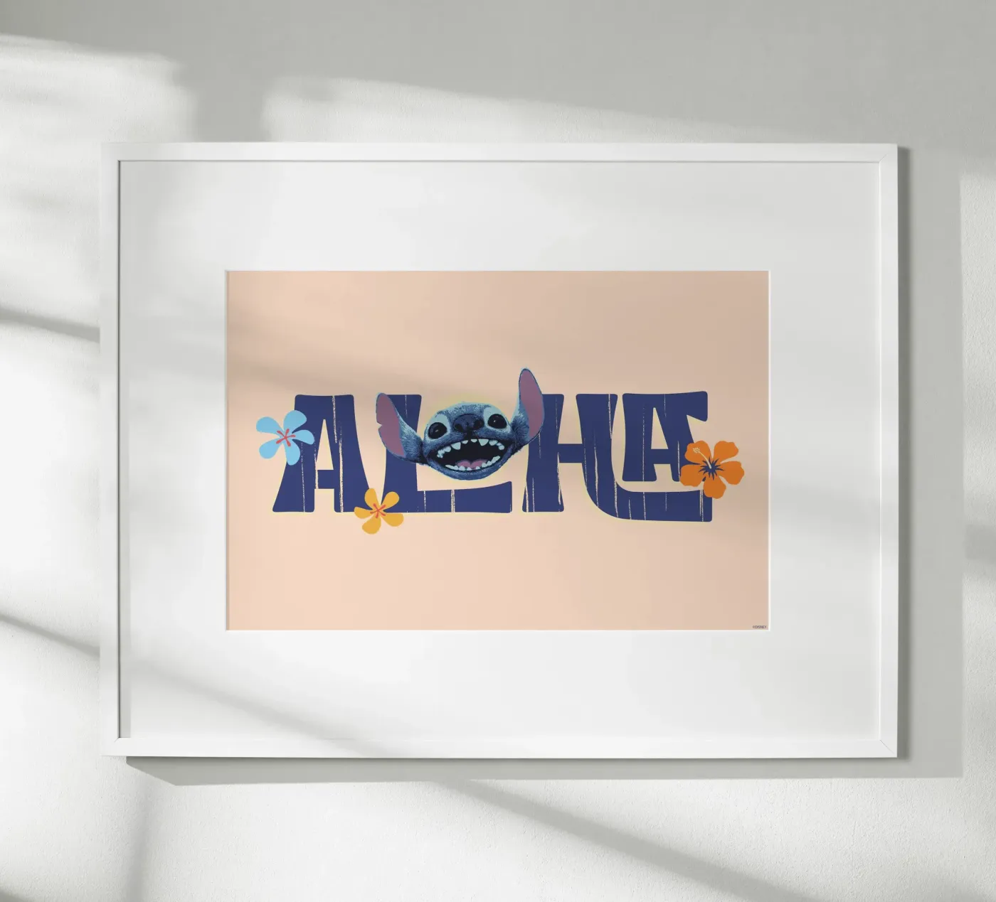 Stitch ALOHA quer poster by Stitch