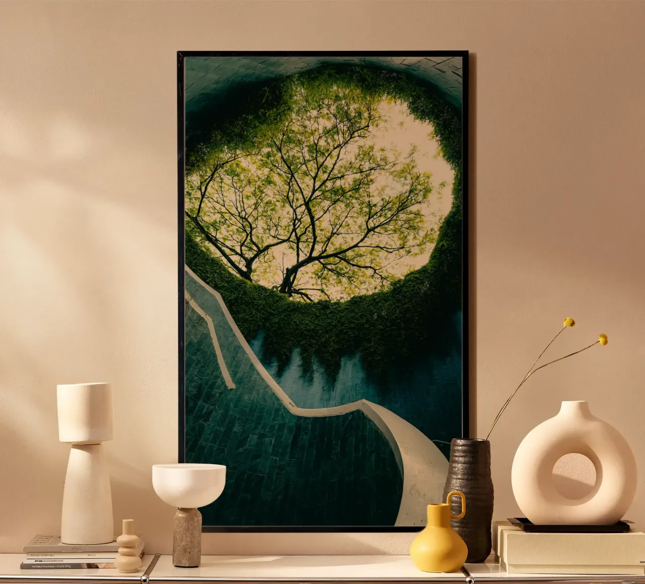 openspace land poster con telaio in plastica da carsa