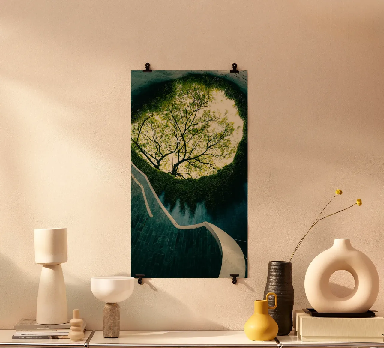 openspace land poster con telaio in plastica da carsa