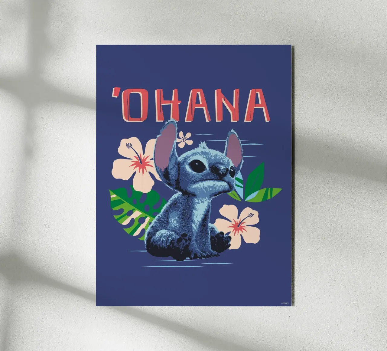 Stitch ´OHANA Alu-Dibond von Stitch
