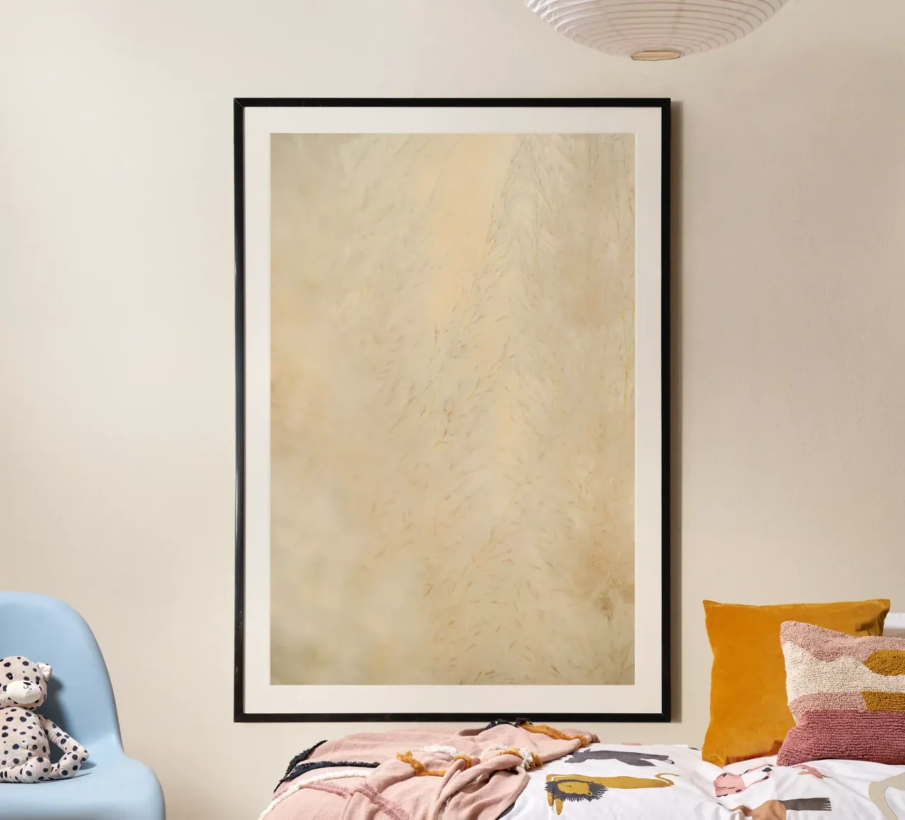 gradient rock poster con telaio in plastica da carsa
