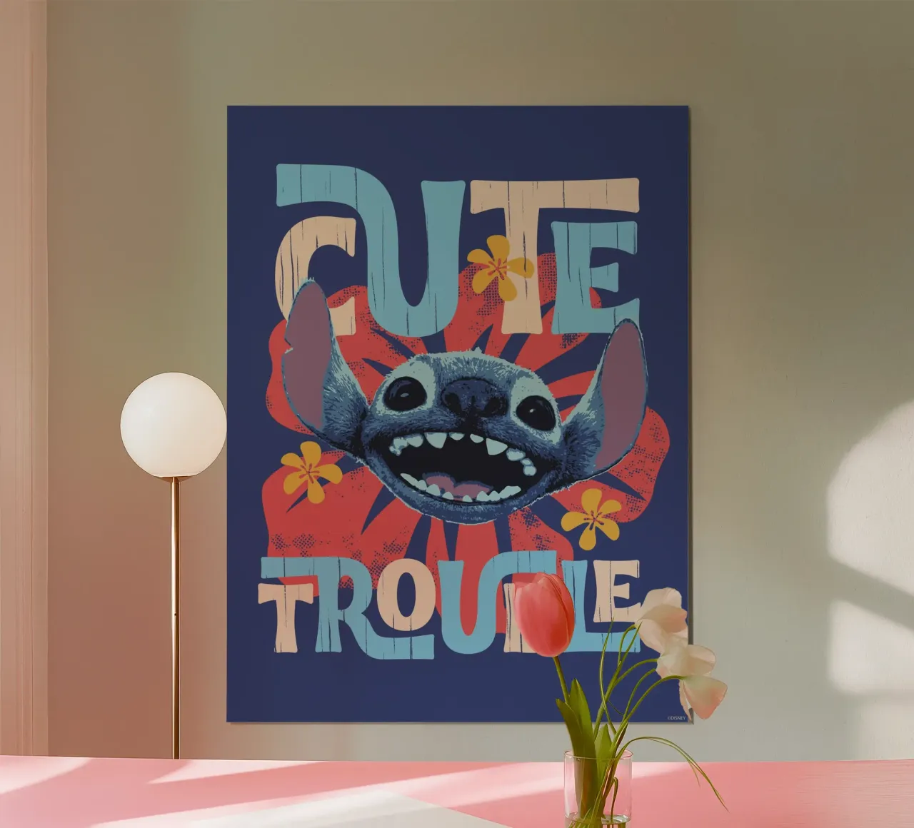 Stitch "cute trouble" III Poster von Stitch