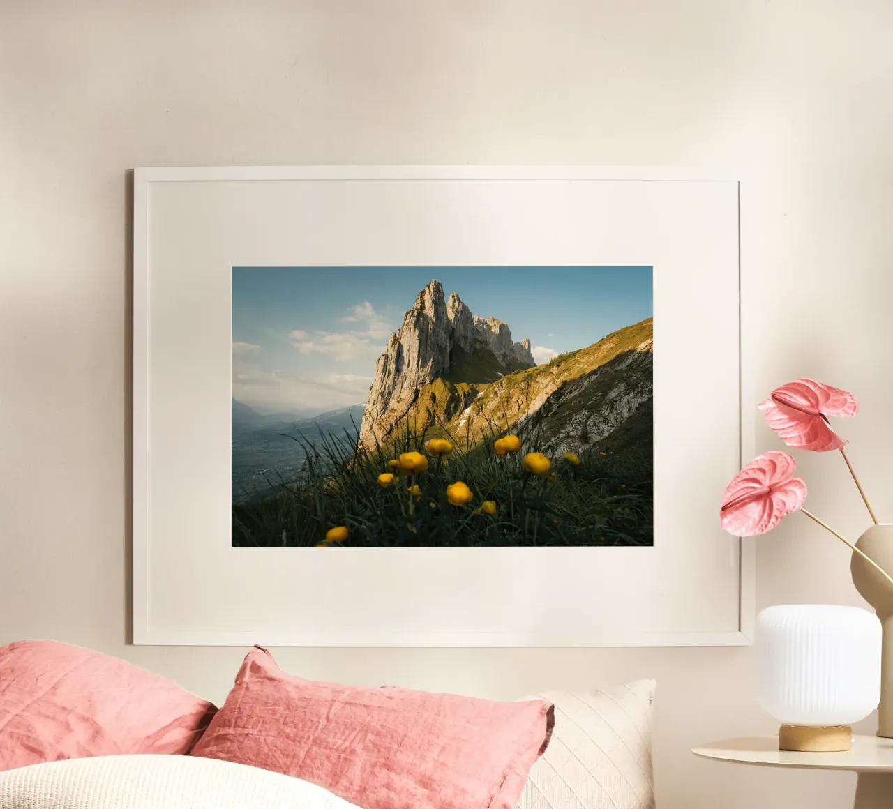 fairy nature poster con telaio in legno da carsa
