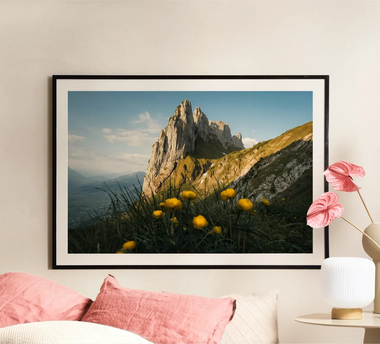 fairy nature poster con telaio in legno da carsa