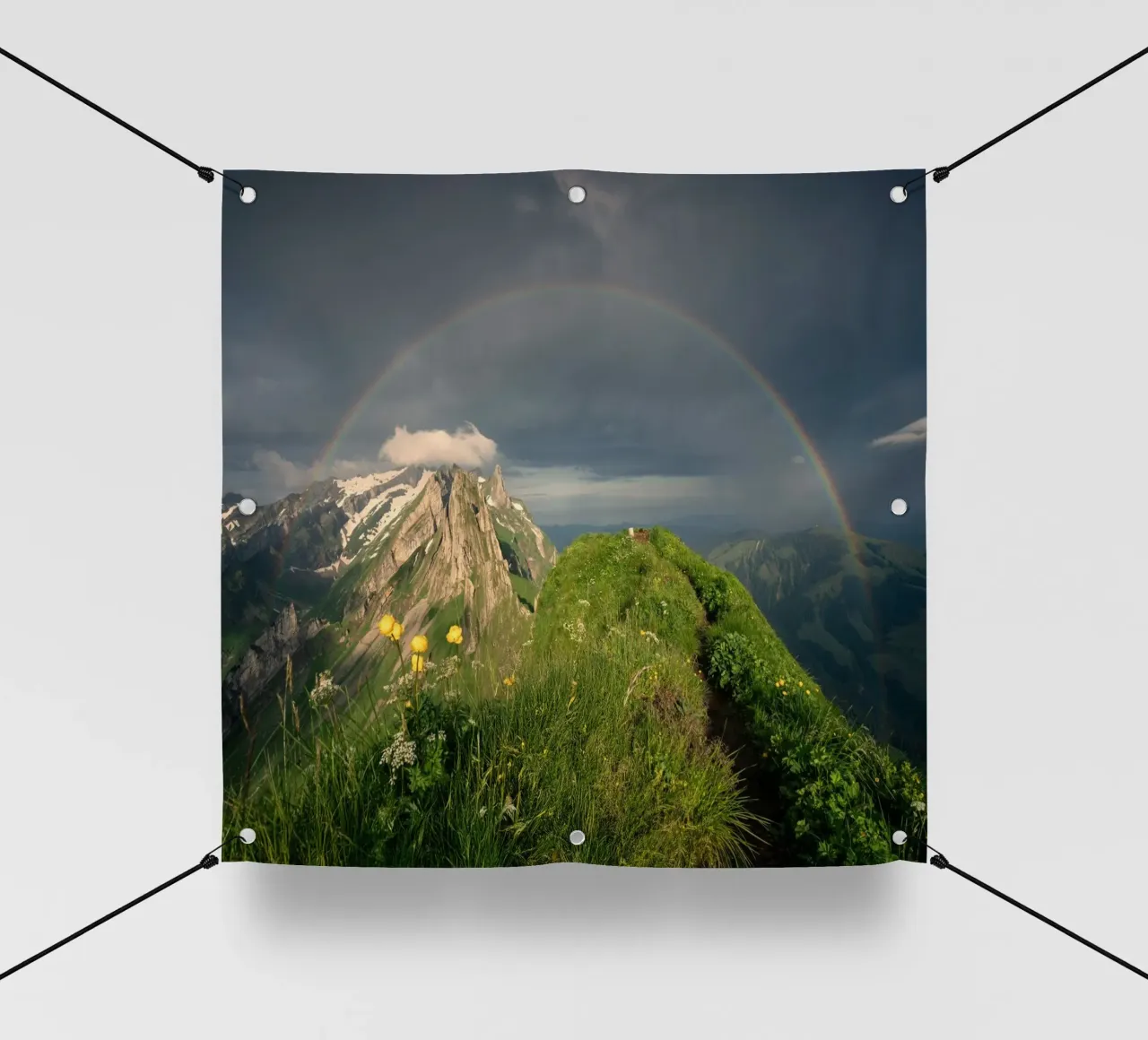 rainbow and the nature telo in pvc da carsa