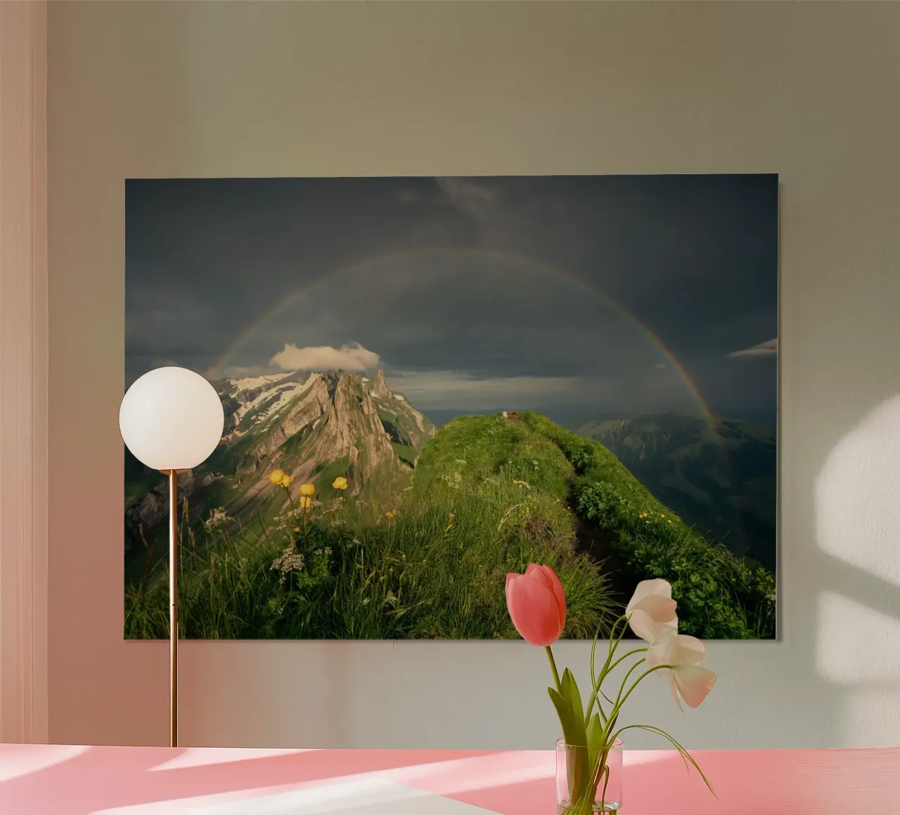 rainbow and the nature poster con telaio in plastica da carsa