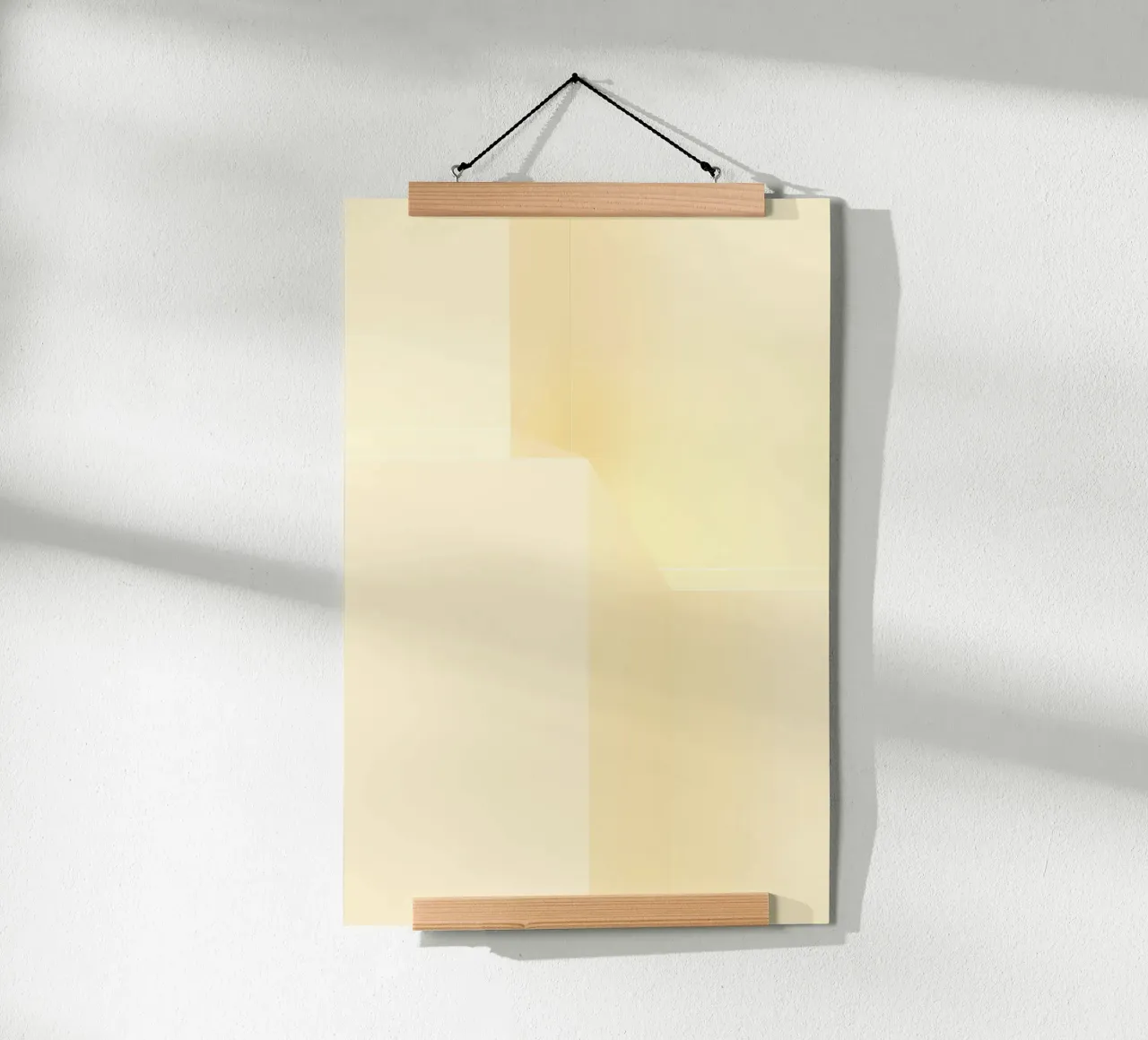 pastel shape light poster con telaio in alluminio da carsa