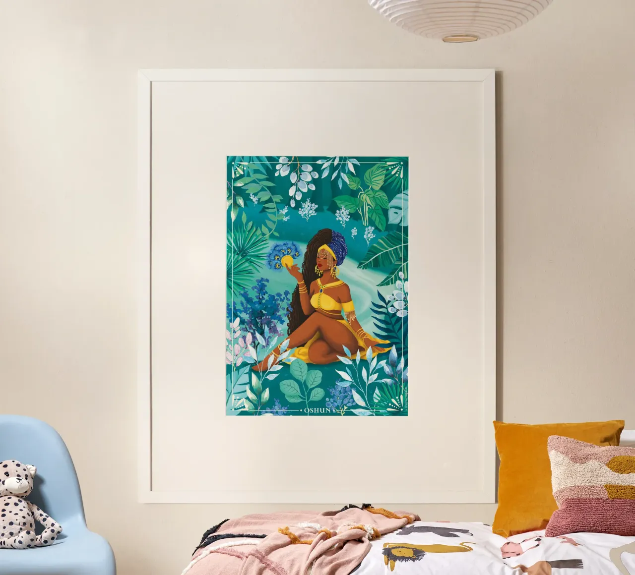 Oshun Yoruba Orisha Goddess poster da Nour Tohme