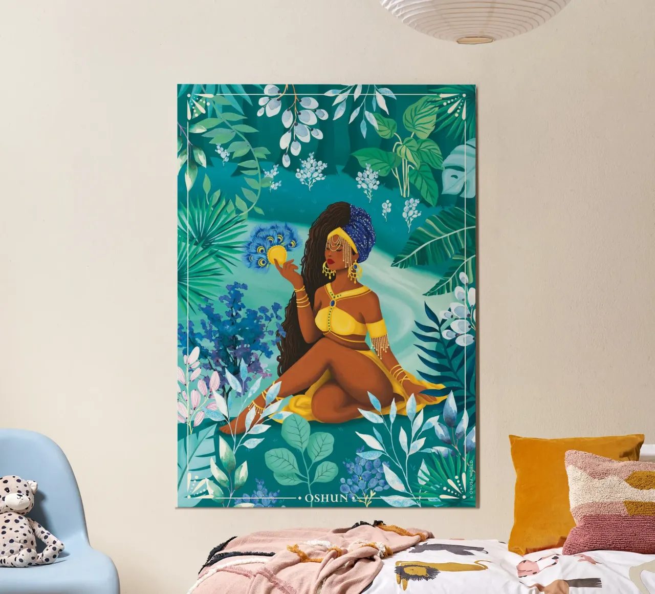 Oshun Yoruba Orisha Goddess poster da Nour Tohme