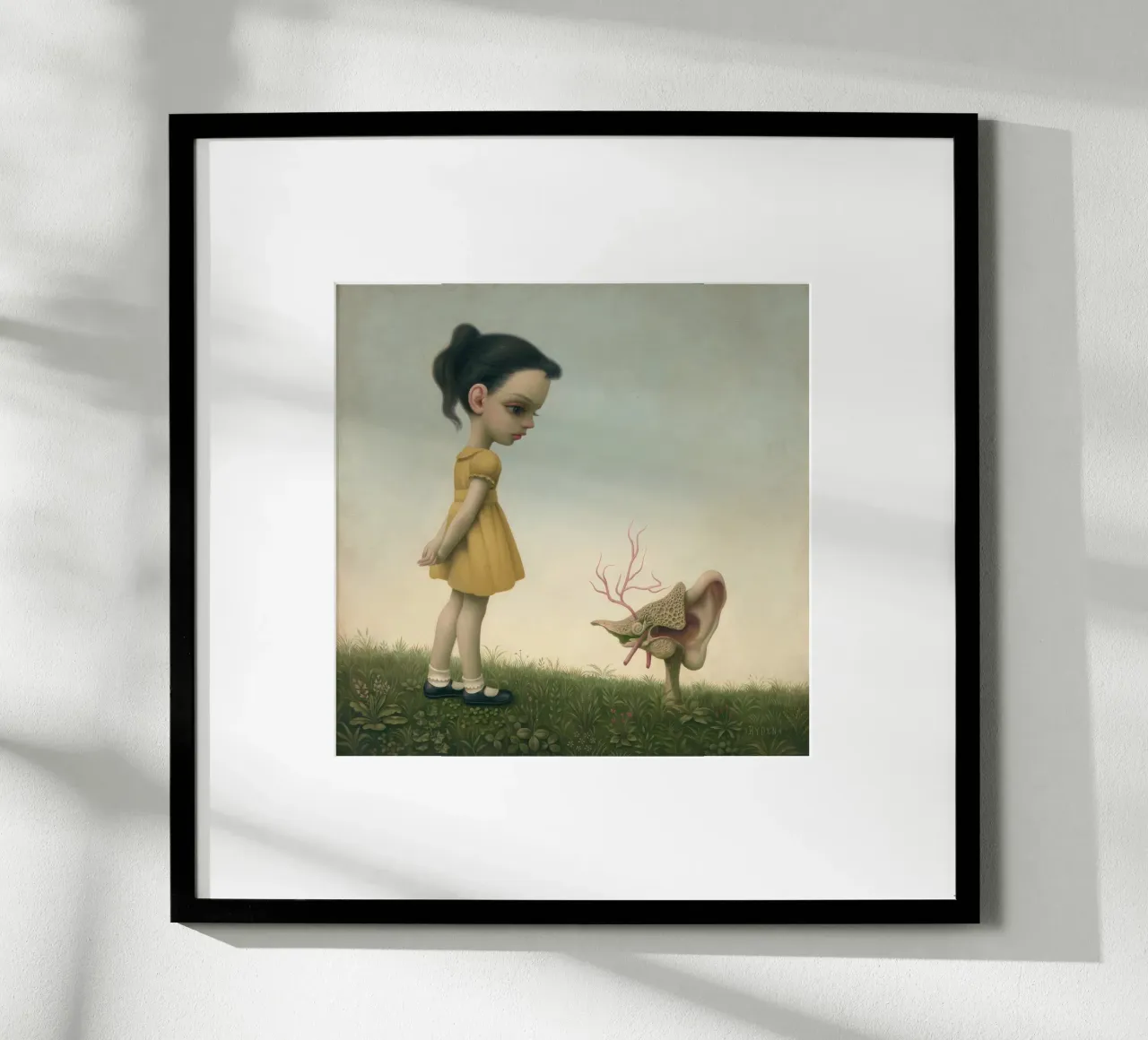 Orecchio (#112) MARK RYDEN poster con telaio in plastica da adriano lopezz