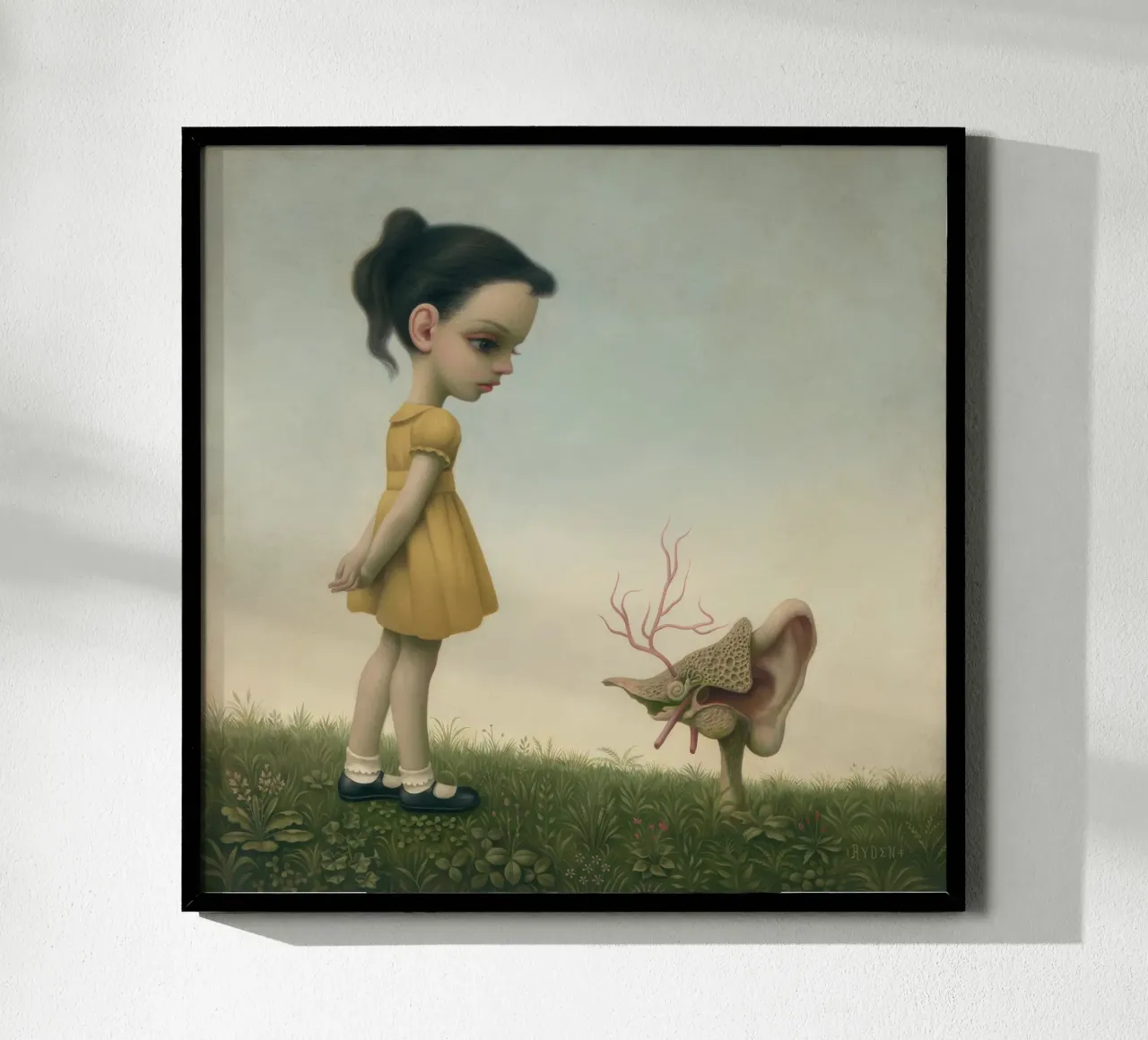 Orecchio (#112) MARK RYDEN poster con telaio in plastica da adriano lopezz