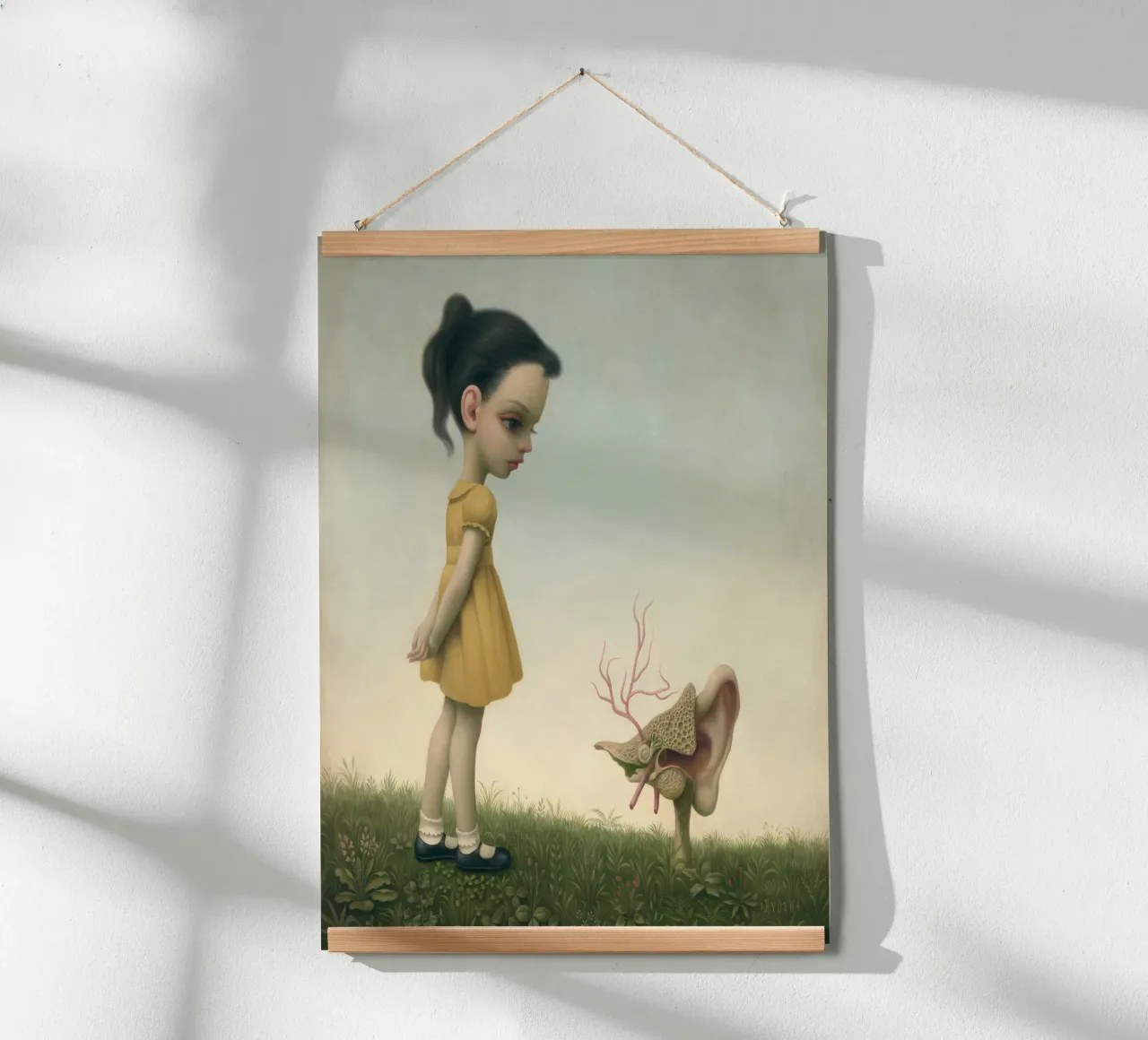 Orecchio (#112) MARK RYDEN poster con telaio in plastica da adriano lopezz