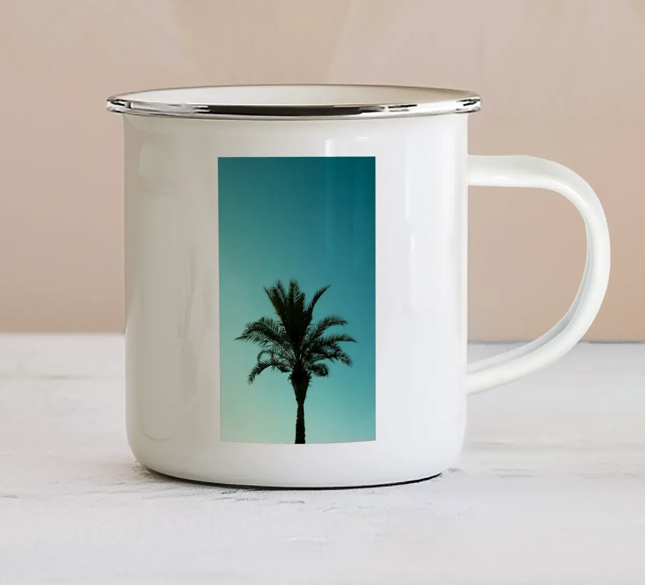 palm gradient tazza in smalto da carsa