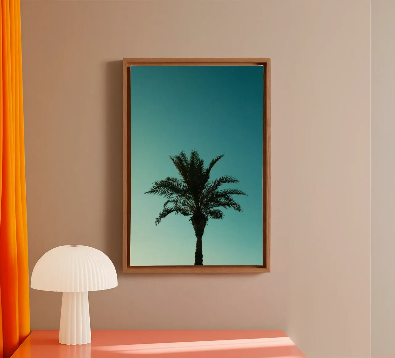 palm gradient tela con Cornice a cassetta da carsa
