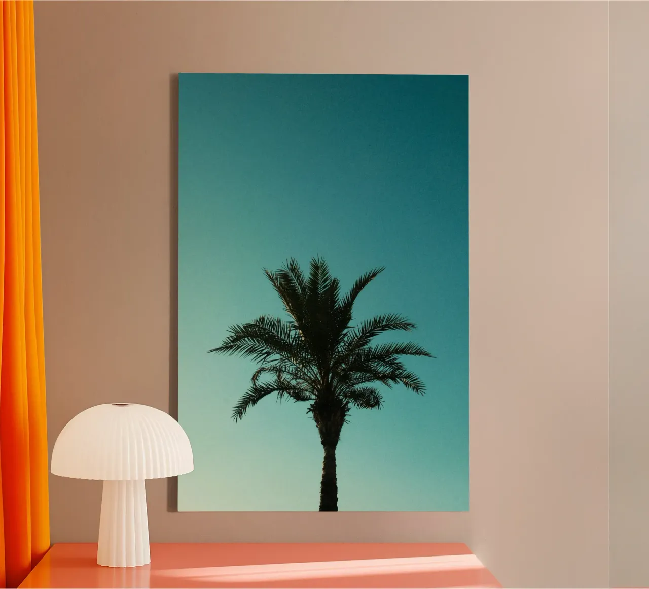 palm gradient tela con Cornice a cassetta da carsa