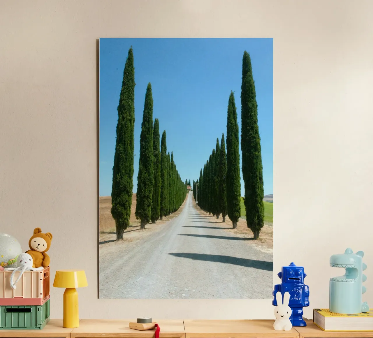 row of tree alluminio dibond da carsa