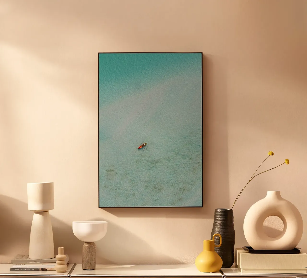 boat single in huge space plexiglass da carsa