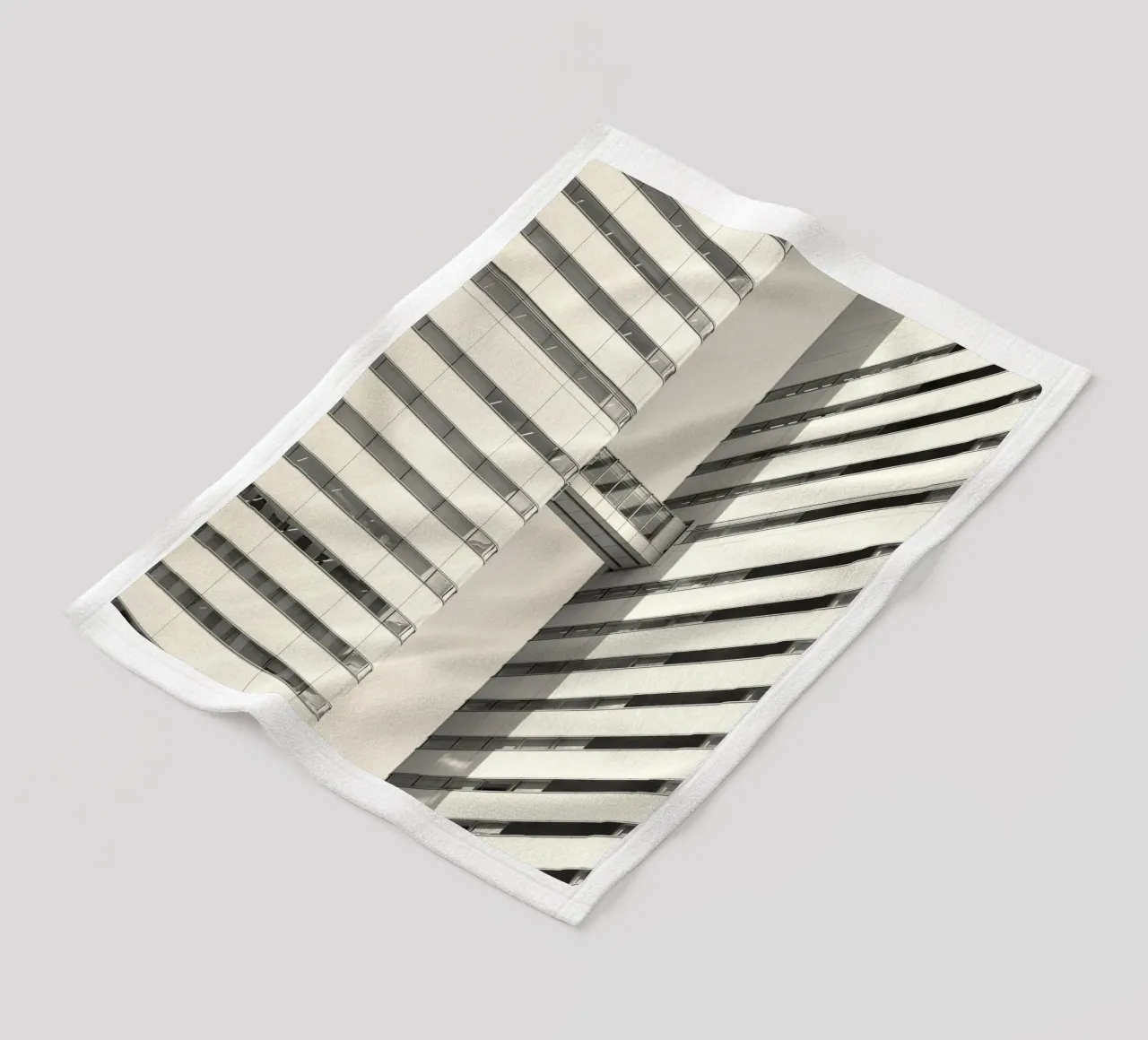 line of building coperta in pile da carsa