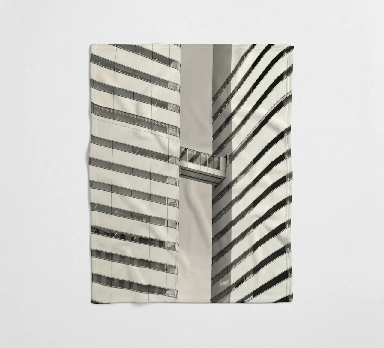 line of building coperta in pile da carsa