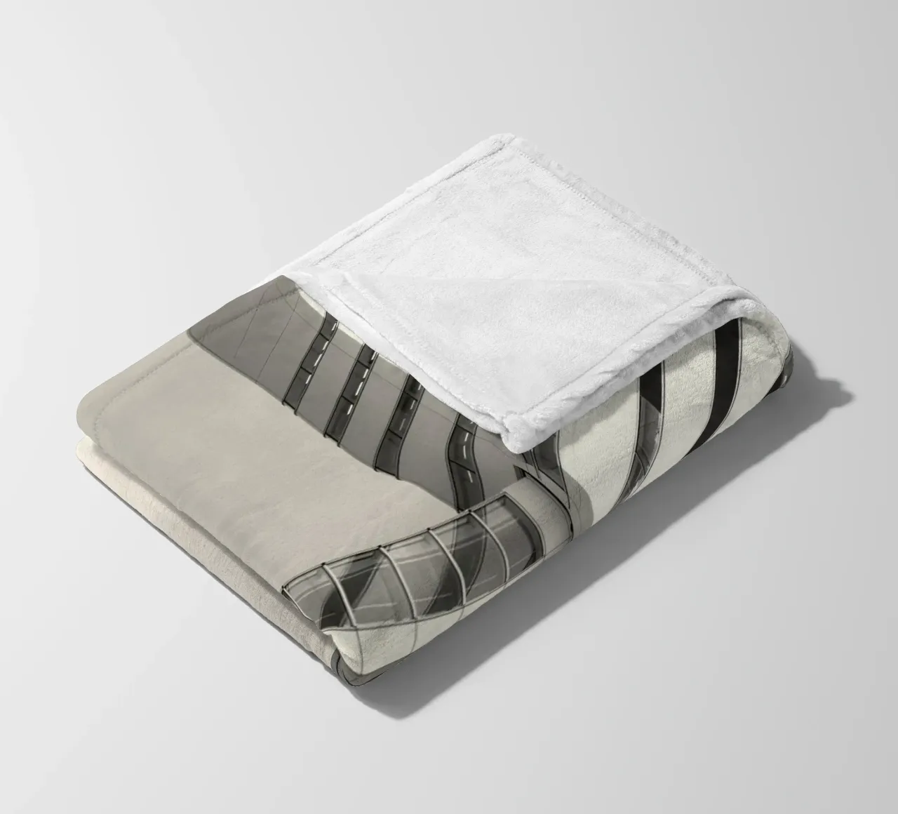 line of building coperta in pile da carsa
