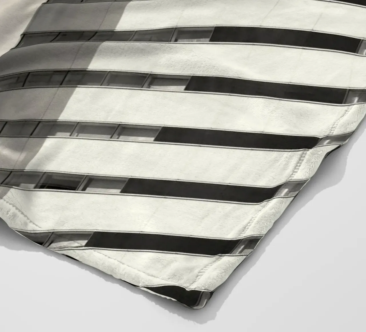 line of building coperta in pile da carsa