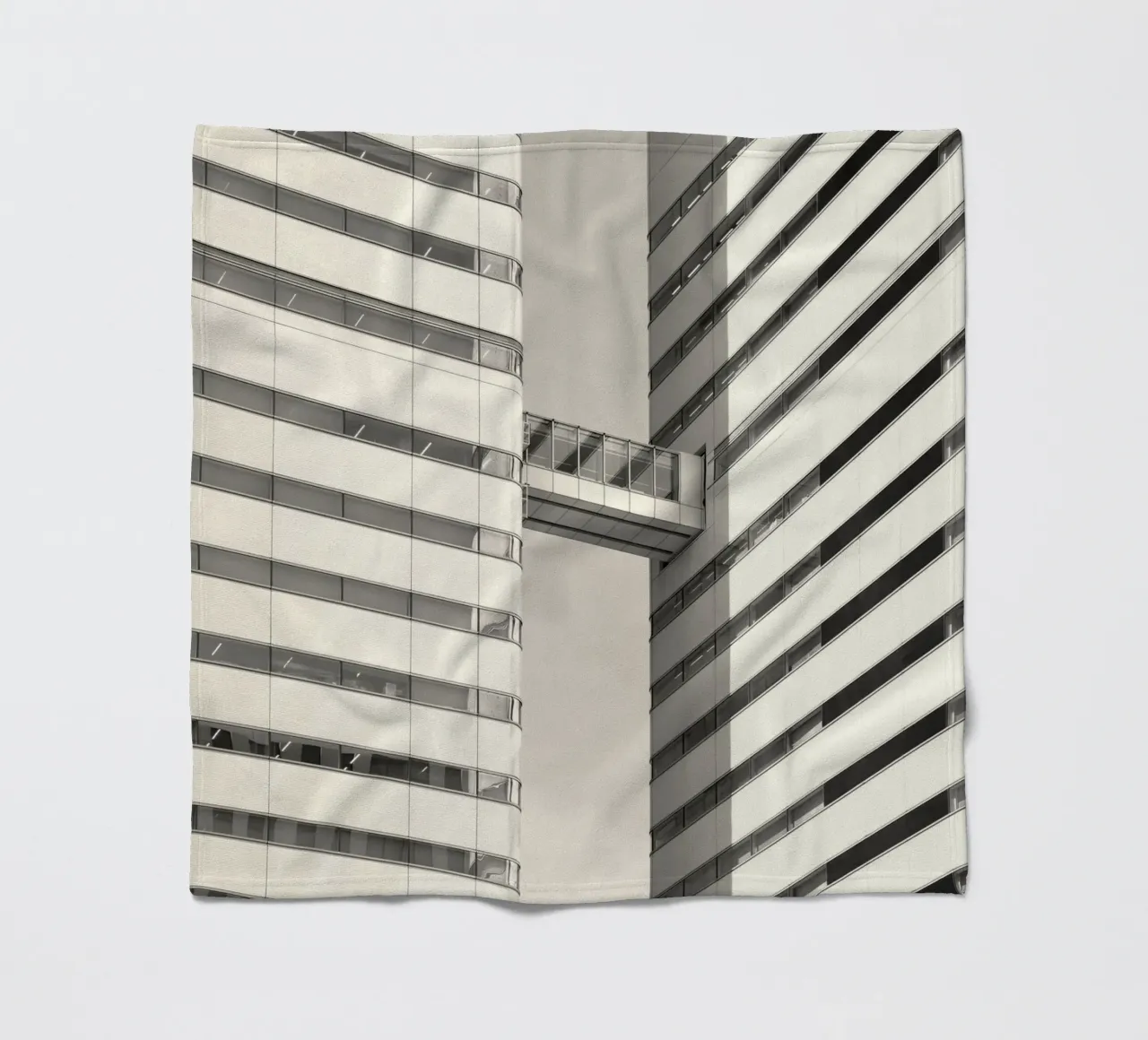 line of building coperta in pile da carsa