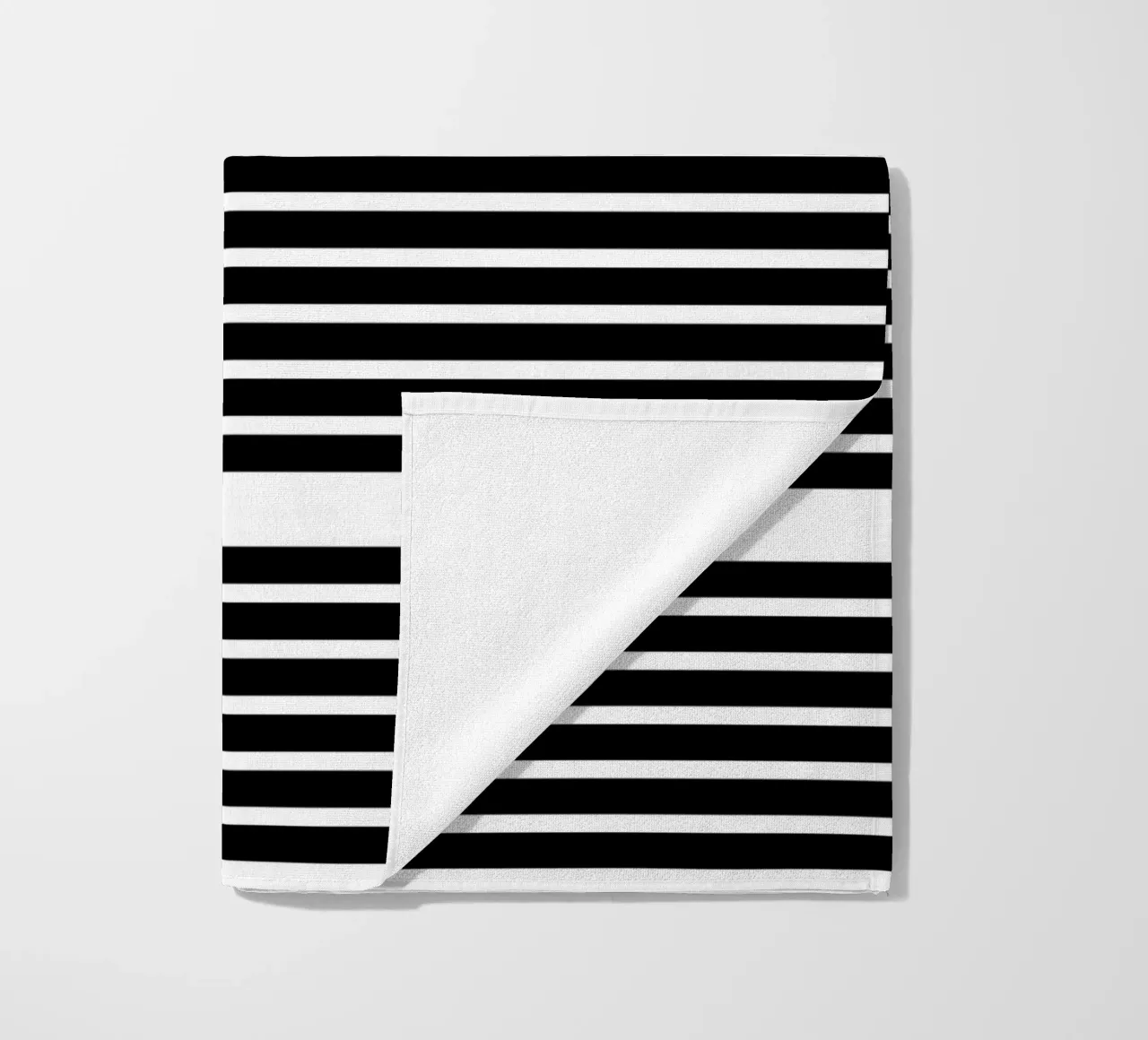 Archi geometrici minimalisti in grassetto | Nero su bianco telo mare da Beauty in Simplicity