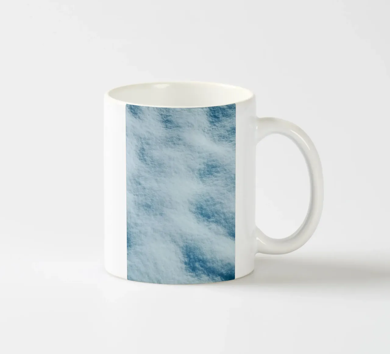 line of ice tazza in ceramica da carsa