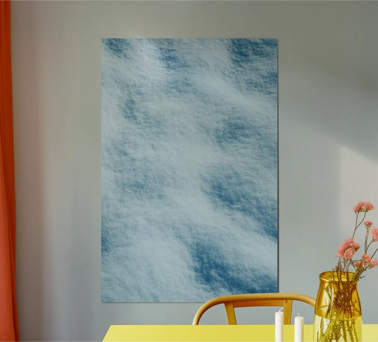line of ice poster con telaio in plastica da carsa