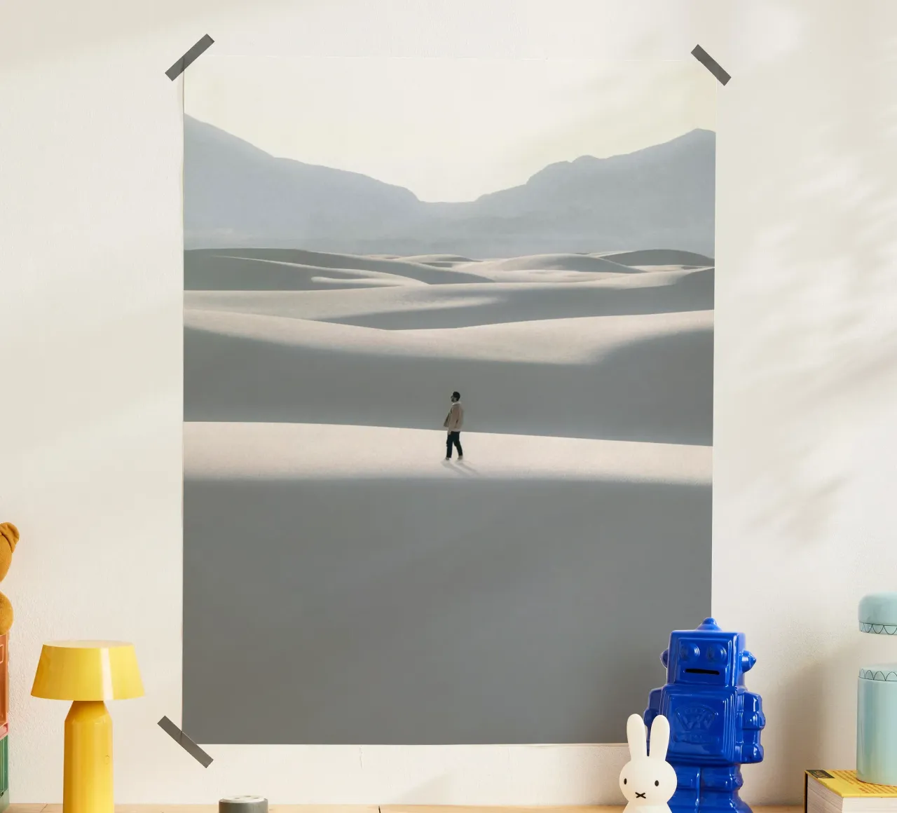 walking on ice poster con telaio in plastica da carsa