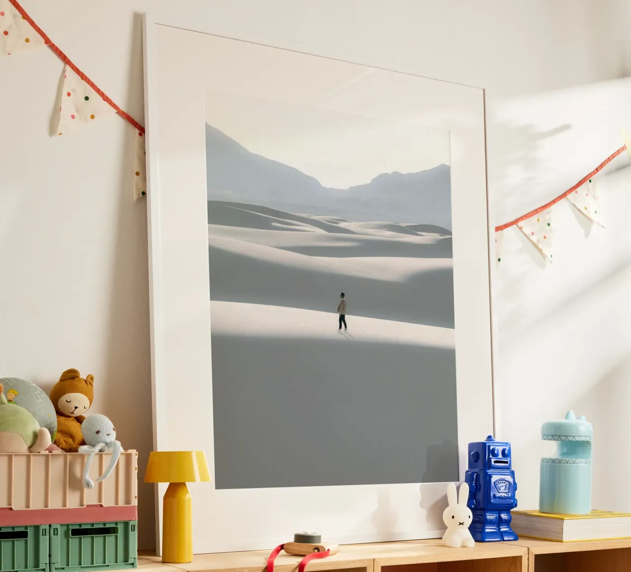 walking on ice poster con telaio in plastica da carsa