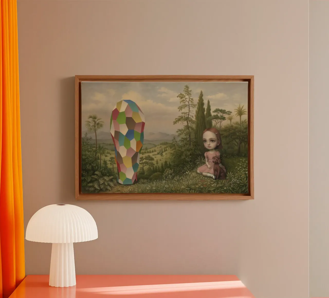Struttura Chroma 113 (#113) MARK RYDEN tela con Cornice a cassetta da adriano lopezz