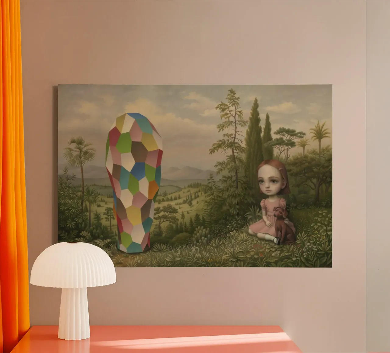 Struttura Chroma 113 (#113) MARK RYDEN tela con Cornice a cassetta da adriano lopezz